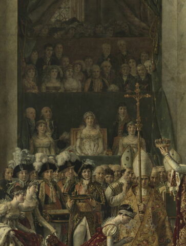 Le Couronnement de l'empereur Napoléon Ier et de l'impératrice Joséphine dans la cathédrale Notre-Dame de Paris, le 2 décembre 1804., image 2/20