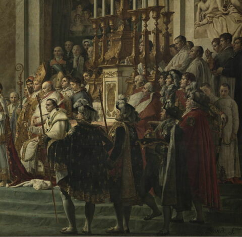 Le Couronnement de l'empereur Napoléon Ier et de l'impératrice Joséphine dans la cathédrale Notre-Dame de Paris, le 2 décembre 1804., image 8/20