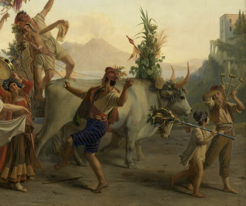 Le retour de la fête de la Madone de l'Arc, près de Naples, image 2/15