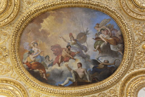 Plafond : L'Homme formé par Prométhée et animé par Minerve., image 2/7