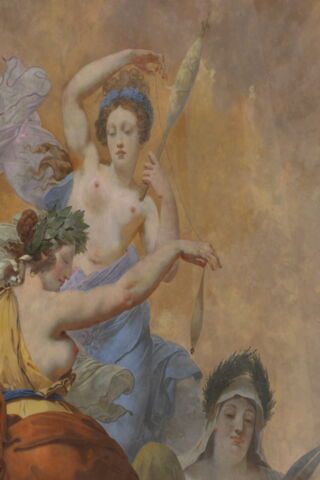 Plafond : L'Homme formé par Prométhée et animé par Minerve., image 4/7