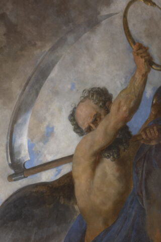 Plafond : L'Homme formé par Prométhée et animé par Minerve., image 5/7
