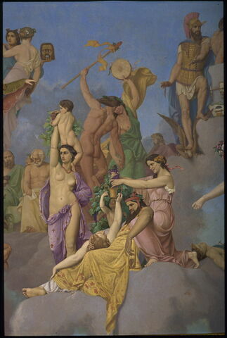 Plafond : L'Assemblée des dieux, image 4/9