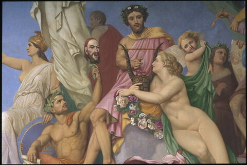 Plafond : L'Assemblée des dieux, image 7/9
