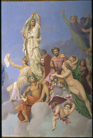Plafond : L'Assemblée des dieux, image 8/9