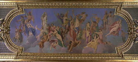 Plafond : L'Assemblée des dieux, image 9/9