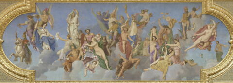 Plafond : L'Assemblée des dieux