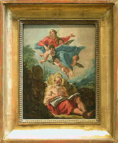 La Vierge apparaissant à saint Jérôme, image 2/2