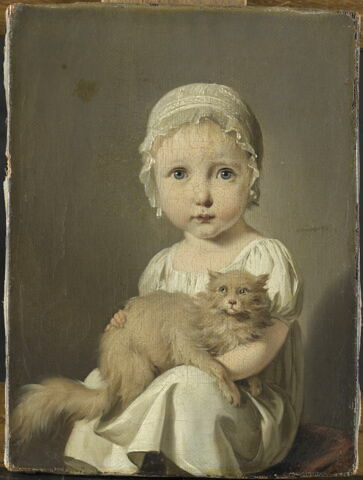 Gabrielle Arnault enfant (1811-1872), fille de l'écrivain Antoine Vincent Arnault, plus tard Mme Donat d'Ariès.