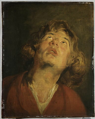 Tête d'étude de saint (saint Georges?)