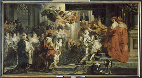 Le Couronnement de la reine à l'abbaye de Saint-Denis, le 13 mai 1610