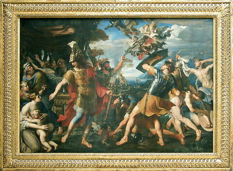 Énée et ses compagnons combattant les Harpies, image 2/2