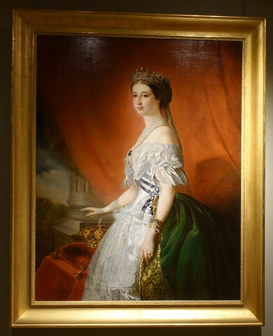 L'impératrice Eugénie (1826-1920), en buste.