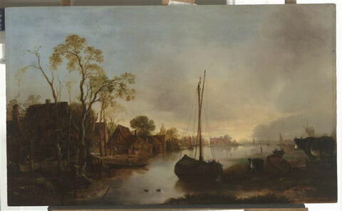 Maisons et vaches au bord de l’eau, image 6/7