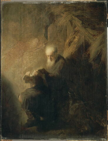 Vieil ermite lisant (le prophète Isaïe?), image 3/4