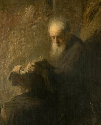 Vieil ermite lisant (le prophète Isaïe?), image 2/4