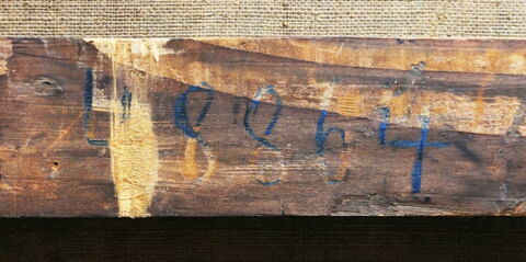 Paysanne et son âne traversant un pont. Ancien titre : Pont et jeune paysanne., image 7/19
