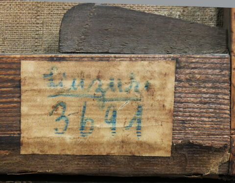 Paysanne et son âne traversant un pont. Ancien titre : Pont et jeune paysanne., image 12/19