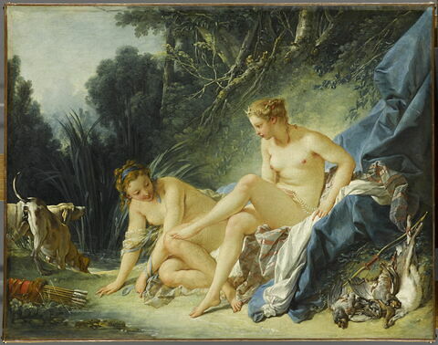 Diane sortant du bain.