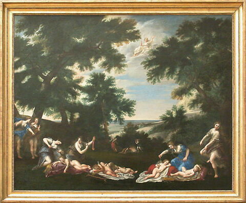 Les Amours désarmés par les nymphes de Diane, dit aussi à tort La Terre, image 2/3