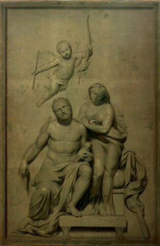Hercule filant la laine aux pieds d'Omphale, image 2/3