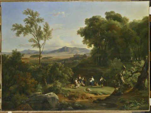 Paysage inspiré de la vue de Frascati