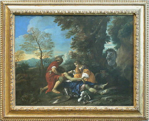 Tancrède soigné par Herminie et Vafrin, image 2/3