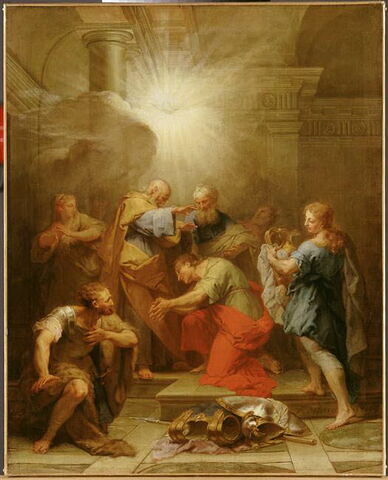 Ananie imposant les mains à saint Paul, image 3/3