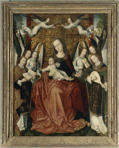 Vierge en Majesté entourée d'anges, image 3/3