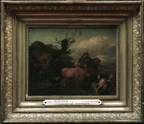 Lavandière et animaux au bord de l'eau, image 3/3