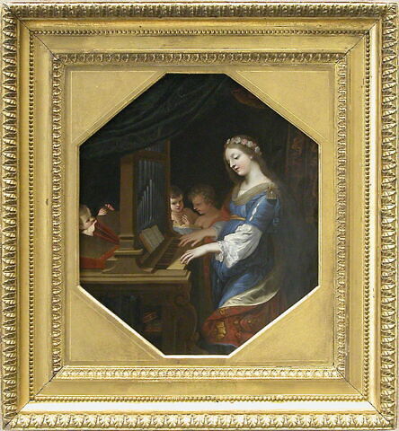 Sainte Cécile jouant de l'orgue, image 5/6
