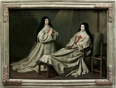 La mère Catherine-Agnès Arnauld (1593-1671) et la soeur Catherine de Sainte Suzanne Champaigne (1636-1686), fille de l'artiste, image 4/6