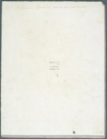 Tête d'homme de face, avec favoris, penchée vers la gauche. Monsieur Desaux, ministre plénipotentiaire, image 4/4