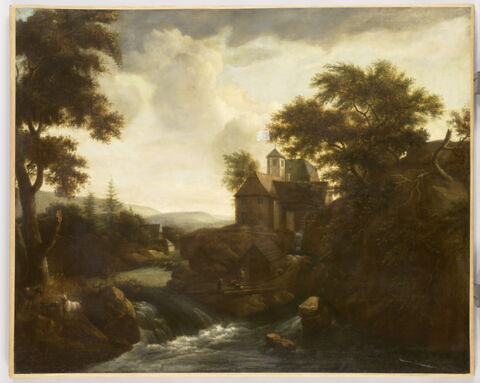 Paysage avec moulin à eau, image 3/20