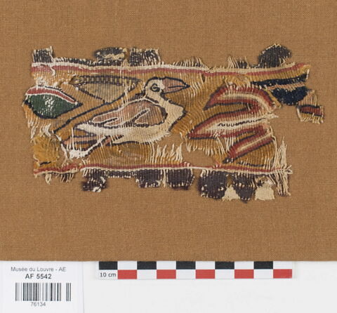 bande décorative d'habillement ; fragment