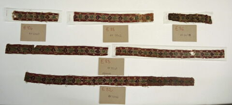bande décorative d'habillement ; fragments, image 4/5