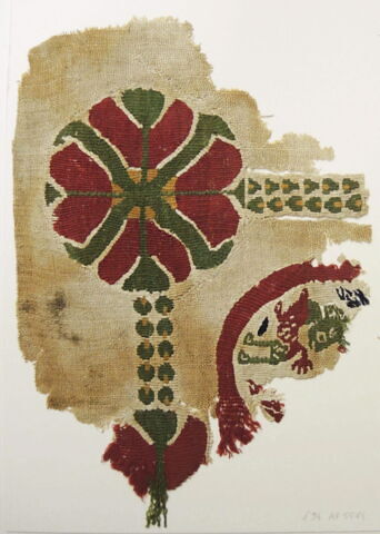 châle  ; tenture  ; fragment, image 2/2