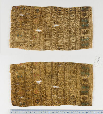 exercice de tissage ; fragment