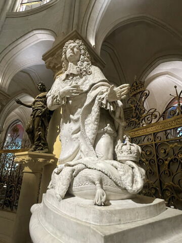 Louis XIV réalisant le voeu de son père