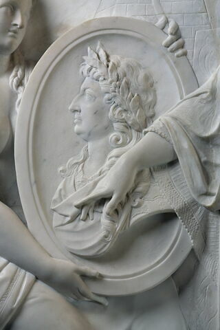 La Sculpture présentant à la Peinture le médaillon du Roy, image 3/7