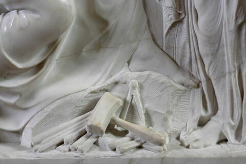 La Sculpture présentant à la Peinture le médaillon du Roy, image 5/7