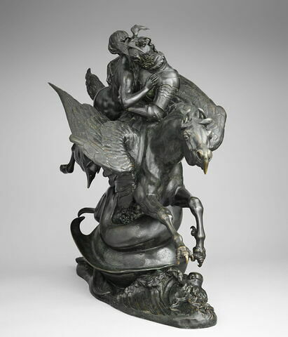 Angélique et Roger montés sur l'hippogriffe, image 3/6
