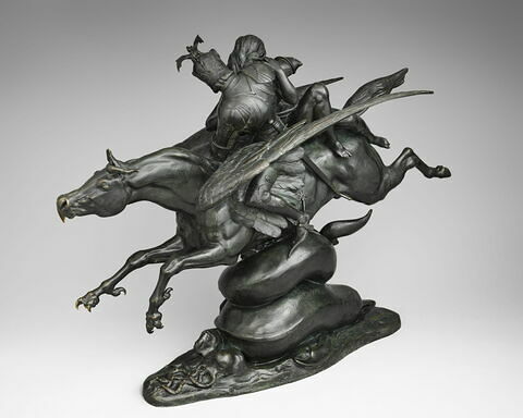 Angélique et Roger montés sur l'hippogriffe, image 6/6