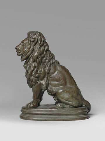 Lion assis, image 4/5