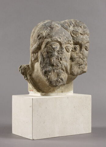 Deux têtes d'apôtres accolées, image 9/15