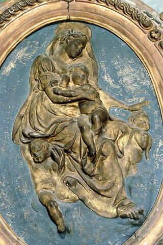 La Vierge et l'Enfant portés par des anges, image 3/5