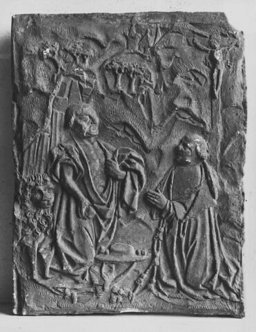 Saint Jérôme dans le désert avec le Cardinal Georges 1er d'Amboise agenouillé, image 2/2