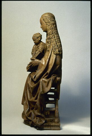La Vierge et l'Enfant assise sur un pliant, image 3/9