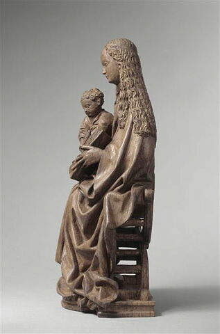 La Vierge et l'Enfant assise sur un pliant, image 7/9
