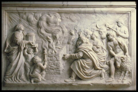 Piédestal du cénotaphe du coeur du cardinal de Bérulle (1575-1629), image 4/5